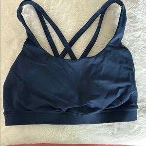 Women's Navy Blue Sports Bra